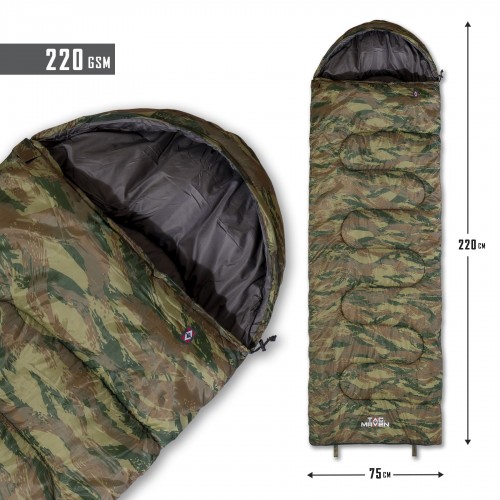 SENTINEL SLEEPING BAG 220GR/m² D19001-Camo